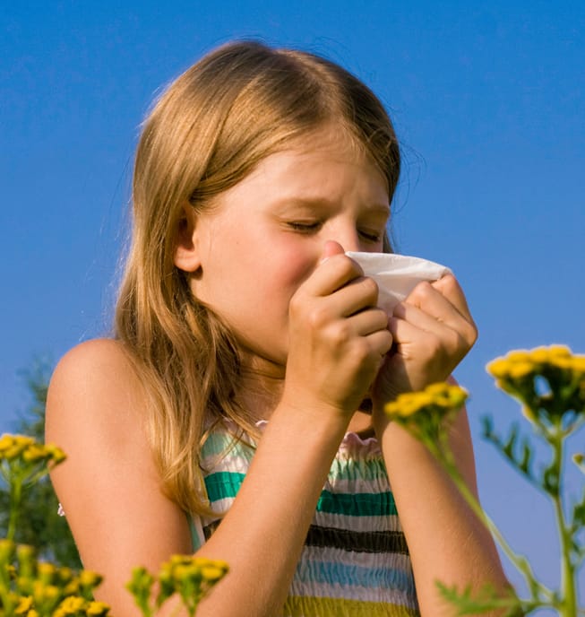 Allergy test for pollen and dust in Merced